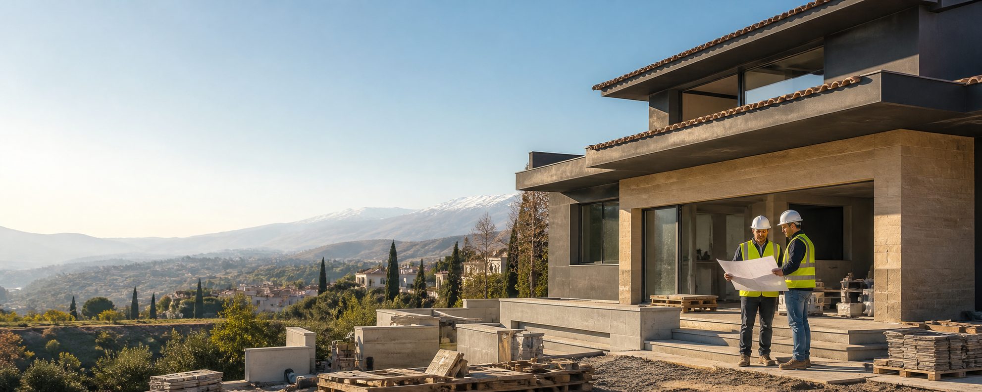 Vivienda en fase final de construcción en Granada